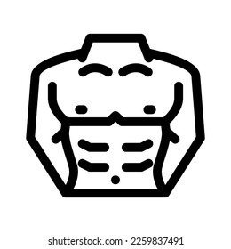 bodybuilding icon or logo isolated sign symbol vector illustration - high quality black style vector icons