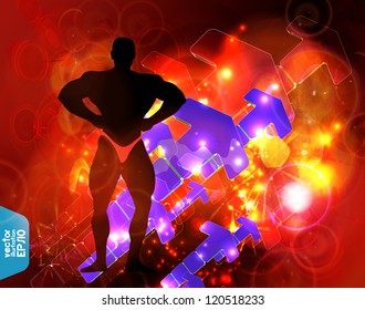 Bodybuilding-Illustration