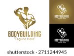 Bodybuilding Logo Clean Modern Physique Identity