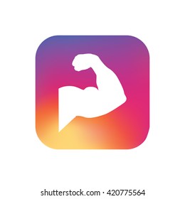 Bodybuilding Sport Item Icon | Iron Weightlifting Item | Strong Man Item | Bodybuilding Vector Design | Muscle Man Arm Icon. Compatible with ai, cdr, jpg, png, svg, pdf, ico and eps.