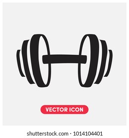 Bodybuilding Weight Vector Icon Illustration
