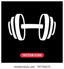 Bodybuilding Weight Vector Icon Illustration