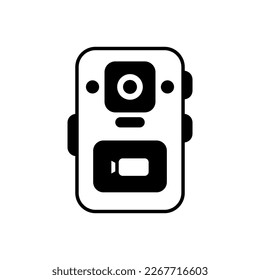 Bodycam icon in vector. Logotype