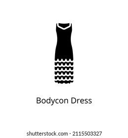 icono de vestimenta de cuerpo en vector. Logotipo