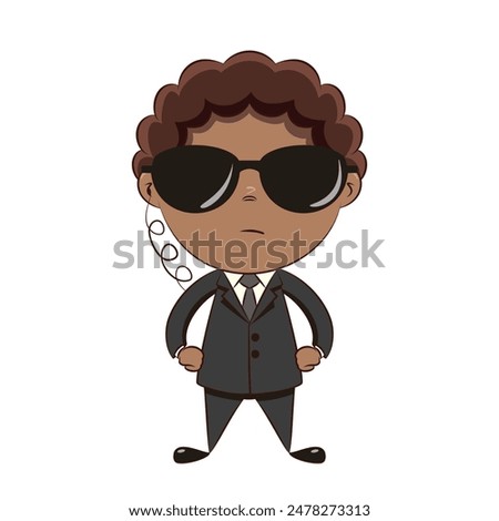 Bodyguard boy hands on hips