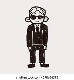 bodyguard doodle