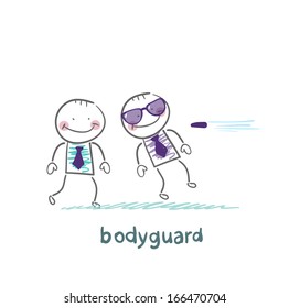 bodyguard protects against bullets