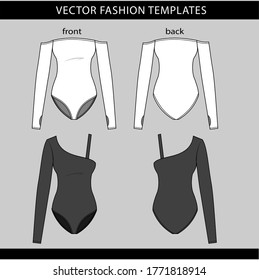 Long Sleeve Bathing Suit Images Stock Photos Vectors Shutterstock