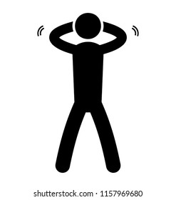 
Bodyweight Squats Glyph Vector Icon

