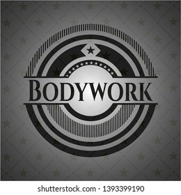 Bodywork dark emblem. Retro. Vector Illustration. Detailed.