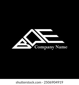 BOE logo design, BOE simple and modern logo. BOE luxurious alphabet design  