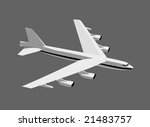 Boeing B-52 Stratofortress vector (layered)