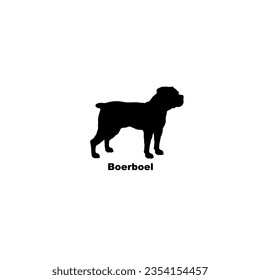 Boerboel dog silhouette dog breeds Animal Pet