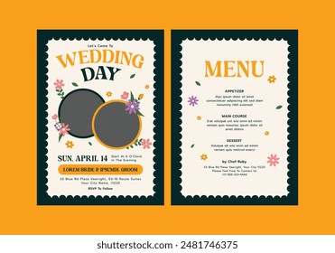 Bogart Wedding Day Invitation Template