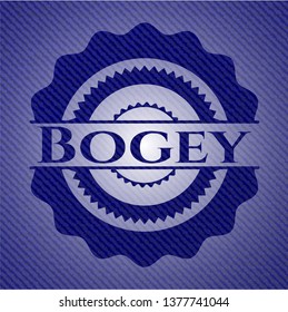 Bogey emblem with jean high quality background