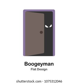 bogey man flat icon