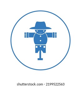 Boggy farm puppet scarecrow icon | Circle version icon |