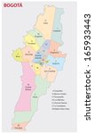 bogota administrative map