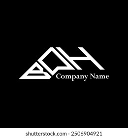 BOH logo design, BOH simple and modern logo. BOH luxurious alphabet design  