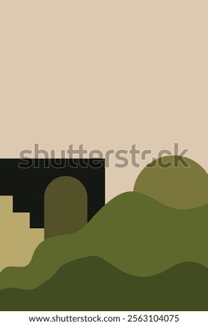 Bohemian abstract background. Middle East art decoration background