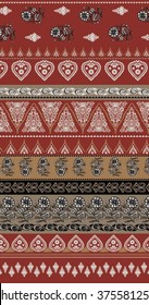 bohemian boho skirt print