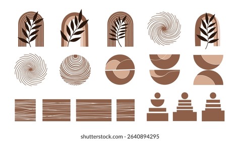 Bohemian Desert Aesthetic Art Prints Modern Abstract Wall Decor Art Collection