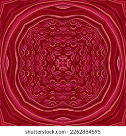 Ornamento mágico de mandala bohemiana sin fisuras. Muestra exótica de mosaico o impresión de servilleta desacoplada. El colorido motivo de la chakra. Patrón étnico simétrico e interminable de seda. Ornamento africano hipster.