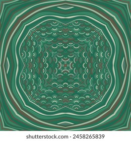 Bohemian mandala magic vector seamless ornament. Exotic scrapbook sample or decoupage napkin print. Flourish chakra motif. Silk symmetrical endless ethnic pattern. Wrapping paper ornament.