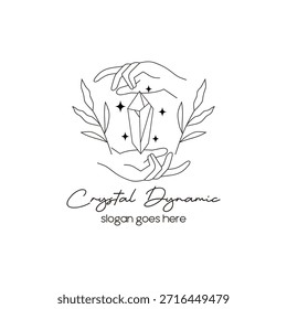 Vector de diseño de logotipo de naturaleza bohemia