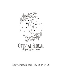 Vector de diseño de logotipo de naturaleza bohemia