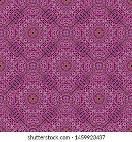 Bohemian oriental floral pattern background design - pink abstract vector graphic