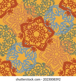 Bohemian Pattern, Indian Style Mandala Wallpaper, Vintage Lace Backdrop, Arabic Pattern, Ornamental Backdrop