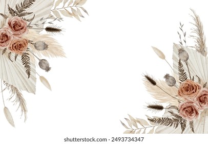 Bohemian rustic fall background design