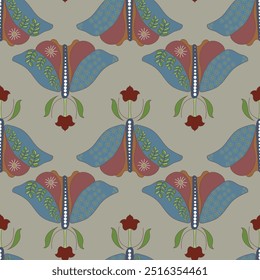 Bohemian ,seamless pattern ,prints background