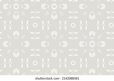 Bohemian style rustic and floral geometric pattern design pastel neutral earth tone colors in vector designed for tile, wallpaper, home decorations elements and rug, 