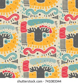  bohemian style seamless pattern.can be use for Wallpaper, cloth design, fabric, paper, cover, textile, weave, wrapping.