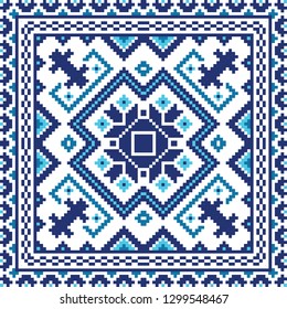 Bohemian style shawl.Oriental mandala with paisley. Bandanna shawl fabric print, silk neck scarf or kerchief design. Vector illustration.