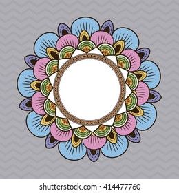 Bohemic design. multicolored icon. decoration concept, vector illustration