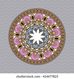 Bohemic design. multicolored icon. decoration concept, vector illustration