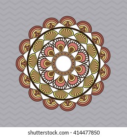 Bohemic design. multicolored icon. decoration concept, vector illustration