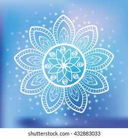 Bohemio design. Spirit  concept. Flat illustration , vector