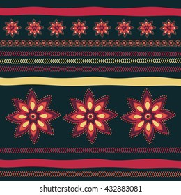 Bohemio design. Spirit  concept. Flat illustration , vector