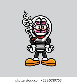 bohlm brain smoking joint and hold nug from weed cannabis bud flower marijuana