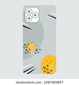 Boho abstract aesthetic phone case