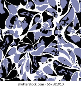 Boho abstract background. Hand drawn seamless pattern in vector.