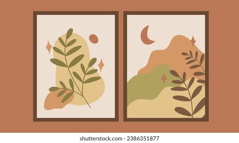Boho Abstract Design Aesthetics Arts. Simple and stunning minimalist designs 