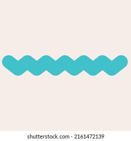 Boho Abstract Minimalist Wave Line Poster.  Graphic Boho Card Poster Wallpaper Decoration Design. Modern Party Invitation Template.