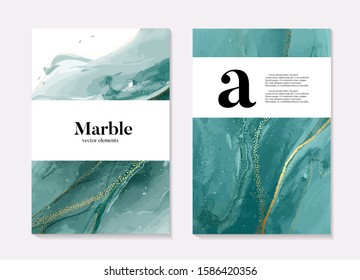 Boho Aqua Menthe 2020 Design, Marble Liquid Flow In Turquiose Blue Green Colors, Ocean Flow Design Template. Grunge Texture Design For Banner, Invitation, Wallpaper, Headers, Website, Print Ads.