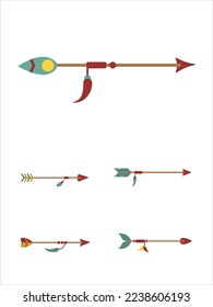 Boho Arrow Illustration Vector Set