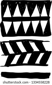 boho arrow vector set perfect for posters, walpners, kids stuff, pillows and many more, scandinavian style
